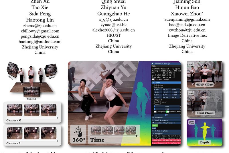 EasyVolcap: Streamline Neural Volumetric Video Research with a Unified, Real-Time PyTorch Framework